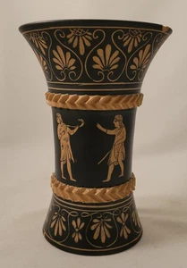 Handmade Italian Fiorentine Ceramic Vase - Approx. 7.5" Tall - Picture 1 of 17