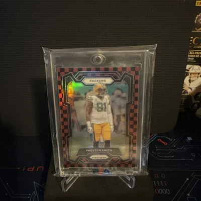 2023 Panini Prizm Black & Red Checker Prizm Preston Smith #111 - Image 1 of 2
