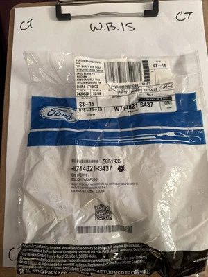 (1)Lincoln FORD OEM MKS Engine Motor Transmission-Support Mount Bolt W714821S437 - Image 1 of 2