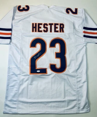 Devin Hester HOFer Signed Chicago Bears Custom Jersey COA JSA Men’s Sz XL - Image 1 of 4