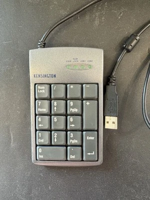 KENSINGTON Pocket Numeric Keypad - Model 33006 with 2 USB ports, Good Condition - Image 1 of 2