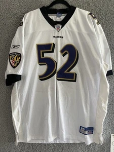 Camiseta Ray Lewis Baltimore Ravens 2003 auténtica Reebok NFL talla 56 #52 - Imagen 1 de 11