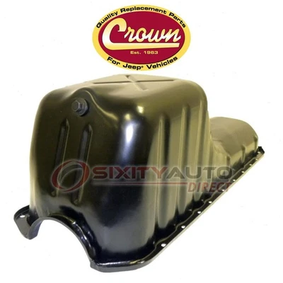 Crown Automotive Engine Oil Pan for 1993-2004 Jeep Grand Cherokee 4.0L L6 - nh - Image 1 of 4