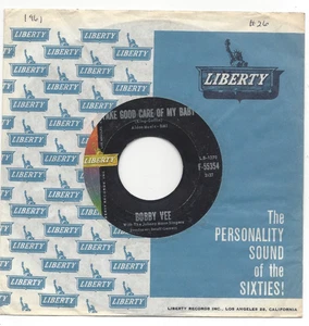 BOBBY VEE, "TAKE GOOD CARE OF MY BABY" - Picture 1 of 3