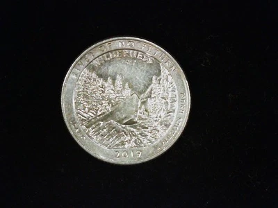 2019-W River of no Return Quarter, Circulated (1). Free Shipping! - Image 1 of 2