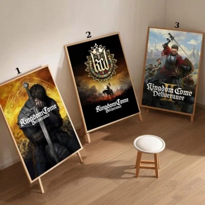 Kingdom Come Deliverance Game Poster Game Art Knight Warrior Wall Decor