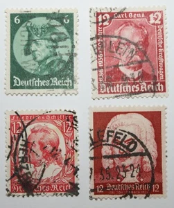 ALEMANIA , LOTE SELLOS NAZI III REICH SWASTIKA . - Imagen 1 de 2