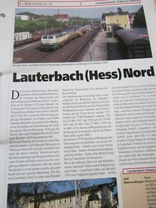 Bahnhof mit Gleisplan N Lauterbach Nord Hessen 2S - Bild 1 von 2