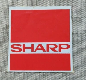 SHARP - Japanese multinational corporation, electronic products vintage sticker - Picture 1 of 2