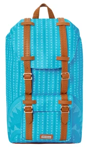 SPRAYGROUND ILLUCHAINS TURQ HILLS BACKPACK - Turquoise Strap Backpack - Limit Ed - Picture 1 of 9
