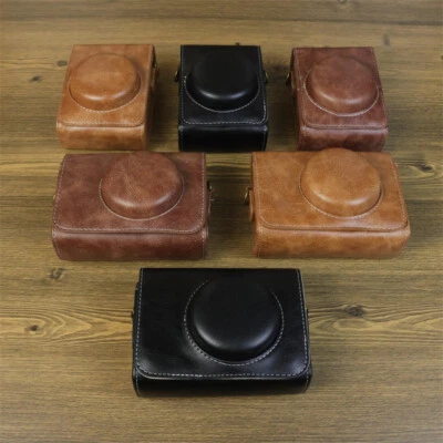 PU Leather Compact Camera Bag Pouch Case Cover for Sony ZV-1F ZV-1 II ZV1 2 - Image 1 of 4