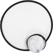 Frisbee, D: 25 cm, Weiß, 5 Stück,  auch zum bemalen und verzieren