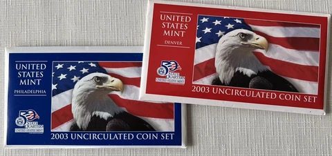 2003 United States P/D Mint Set    J/F1 Cover