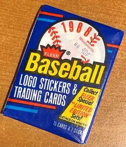 1988 Fleer Baseball - UNOPENED WAX PACK - 15 Cards 1 Logo Sticker - MLB - Picture 1 of 1
