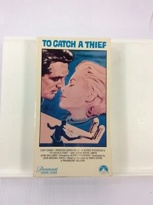 Hitchcock To Catch a Thief 1954 Paramount VHS 1981  EARLY COPY RARE RELEASE Foto 1 de 4