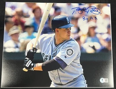 Bret Boone Mariners Signed Auto 11x14 Photo w/ All Star Inscription BAS COA  - Image 1 of 4