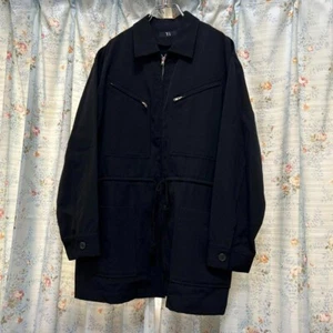 Yohji Yamamoto Y's wool gabber military string jacket men's - Picture 1 of 6
