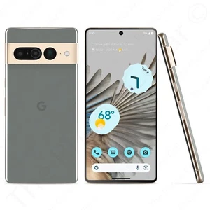 Google Pixel 7 Pro 128GB Unlocked GA03455-US 6.7" 50MP WiFi GPS NFC 5G LTE Hazel - Afbeelding 1 van 4
