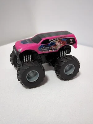 “RARE” Hot Wheels Monster Jam Truck - 1:43 scale Rev Tredz SCARLET BANDIT (Pink) - Image 1 of 4