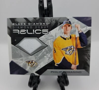 2021-22 Black Diamond Diamond Debut Relics #DDPT Philip Tomasino RC JERSEY - Image 1 of 2