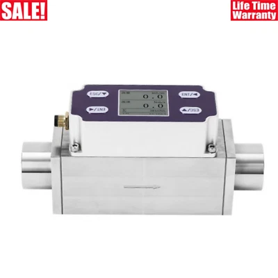 0-50L/min Hydrogen Gas Flow Meter MEMS Thermal with RS485 G3/4 Internal Thread - Image 1 of 4
