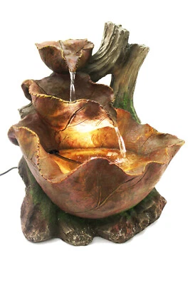 Springbrunnen Herbstlaub BK853 Gartenbrunnen Zimmerbrunnen mit Beleuchtung  LED - Bild 1 von 4