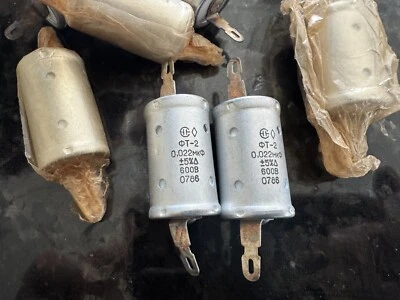 Condensador FT-2 0.022uF 600V URSS PIO Condensador Lote 2 piezas+ Foto 1 de 3