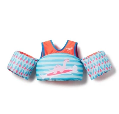 NWT~ Speedo Splash Jammer Life Vest Jacket Dino Pink UCGA Type V 33-55 lbs