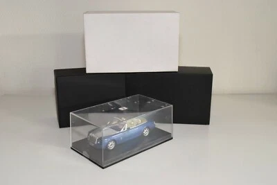 * 1:43 MINICHAMPS ROLLS ROYCE PHANTOM DROPHEAD COUPE 2007 BLUE PROMO MIB RARO - Immagine 1 di 4