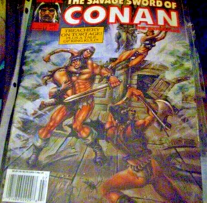 THE SAVAGE SWORD OF CONAN - VOLUME 1, NUMBER 199 - JULY 1992 - Picture 1 of 1