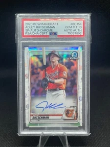 2020 Bowman Draft Adley Rutschman SP Chrome Refractor Autograph /99- PSA GM 10 - Picture 1 of 2