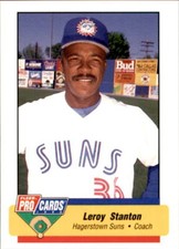1994 Hagerstown Suns Fleer/ProCards #2748 Leroy Stanton Florence South Carolina 