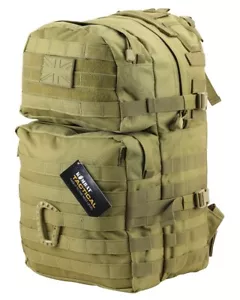 British Army Tactical Combat Rucksack Day Bergen Molle Pack Desert Sand 40 L New - Picture 1 of 3