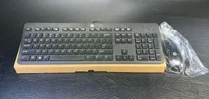 HP Slim USB Keyboard and Mouse Combo T6T83AA#ABA T6T83UT#ABA 803181-001 - Picture 1 of 1