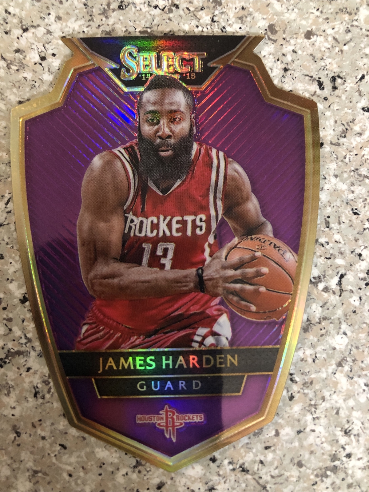 2014 Panini Select Die-Cut Purple /99 James Harden No 131