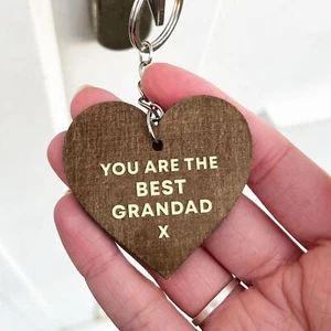 Grandad Gifts Keyring Fathers Day Present Grandad Birthday Gifts Thank You Gift - Picture 1 of 7