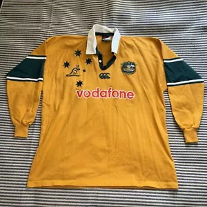 Vintage 2000s Australia Wallabies Rugby Shirt 3XL Canterbury Long Sleeve Jersey - Bild 1 von 24
