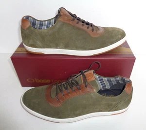 Base London Hustle Mens Leather Khaki Lace Up Casual Formal Shoes New UK Size 7
