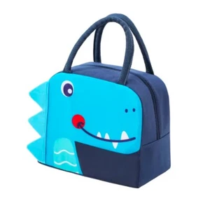 Blue Dinosaur Lunchbox Thermal Portable Insulated Cooler - Picture 1 of 6