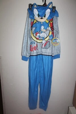 Traje Sonic the Hedgehog Union Pijama Niños Talla S Azul 100% Poliéster Manga Larga Foto 1 de 4