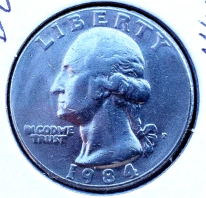 Lot 1984 P - WASHINGTON QUARTER - HEAVY DDO - DDR PLUS RPM - GEFÜLLT P - FEHLER! - Bild 1 von 11
