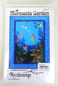 Needlesongs Mermaids Garden 56"x77" Applique Quilt Pattern - Picture 1 of 3