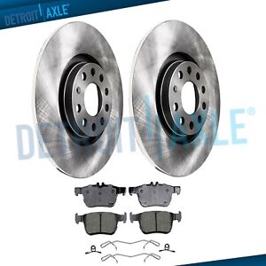 10.71" REAR Disc Brake Rotors Ceramic Pads for 2015 2016 2017 Audi A3 A3 Ouattro