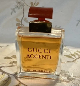 LOW FILL Gucci ACCENTI 1.7 oz Eau De Toilette No Spray Dab on Women Vtg Perfume - Picture 1 of 3