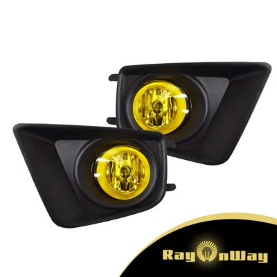 Kits de faros antiniebla ámbar lado izquierdo y derecho Toyota Tacoma 2012 2013 2014 2015 Foto 1 de 4