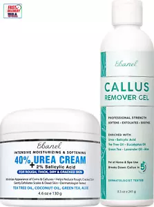 Set of Professional Callus Remover for Feet, and Urea Cream 40% plus Salicylic A - Picture 1 of 12