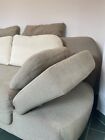 Sofa mit Schlaffunktion und Bettkasten, grau/beige, guter Zustand 