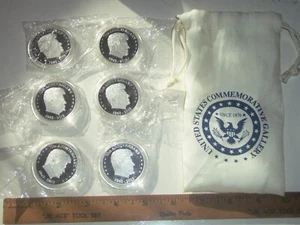 6 U. S. comm. gallery 70th Anniversary Kennedy coins, Pt 109 Rescue, 1943 - 2013 - Picture 1 of 14