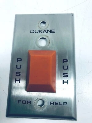 Dukane 9A1410A Nurse Help Call Button Red Cover ONLY - Image 1 of 2