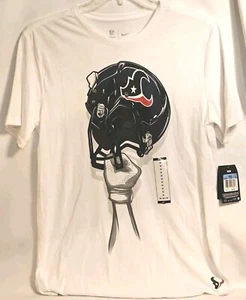 NFL Houston Texans Helmet Raised In the Air Short Sleeve T-Shirt Med New w/Tags - Picture 1 of 10
